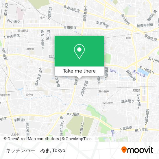 キッチンバー　ぬま map