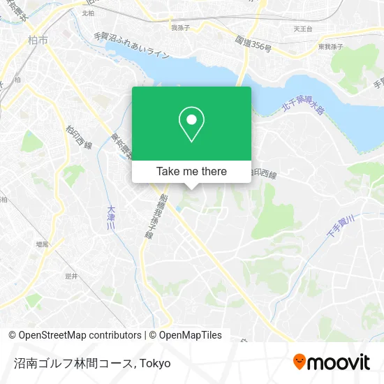 沼南ゴルフ林間コース map