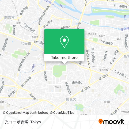 光コーポ赤塚 map
