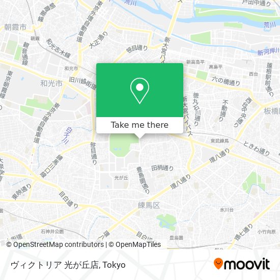 ヴィクトリア 光が丘店 map