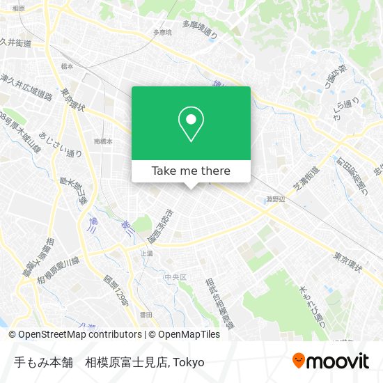 手もみ本舗　相模原富士見店 map