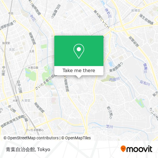 青葉自治会館 map