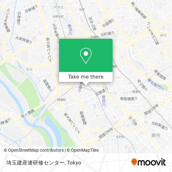 埼玉建産連研修センター map