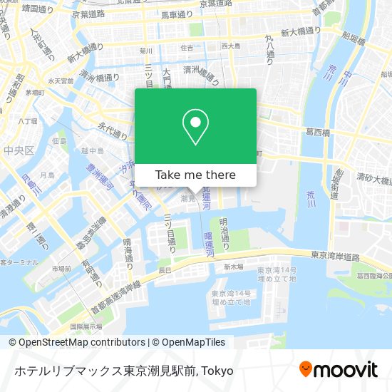 ホテルリブマックス東京潮見駅前 map