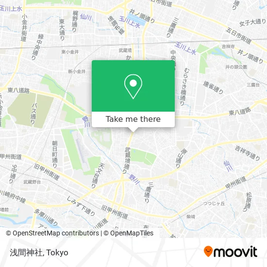 浅間神社 map