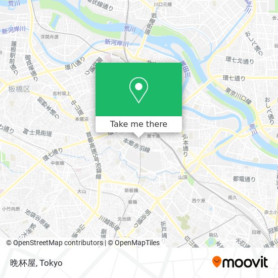 晩杯屋 map