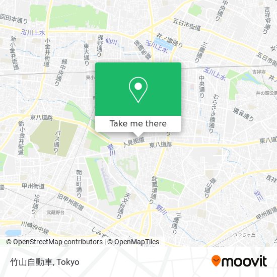 竹山自動車 map