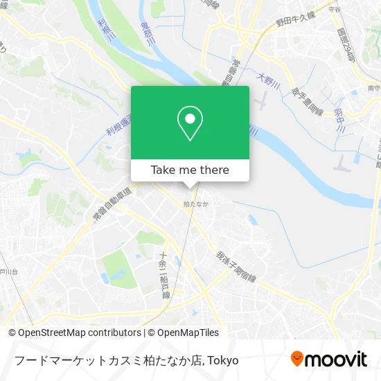 フードマーケットカスミ柏たなか店 map