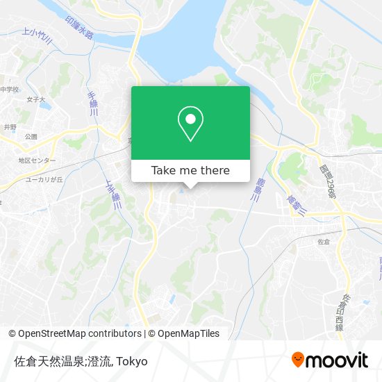佐倉天然温泉;澄流 map