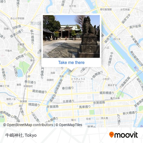 牛嶋神社 map