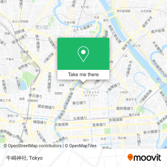 牛嶋神社 map