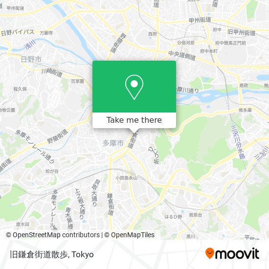 旧鎌倉街道散歩 map