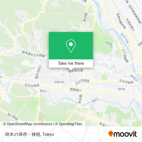 樹木の保存・移植 map