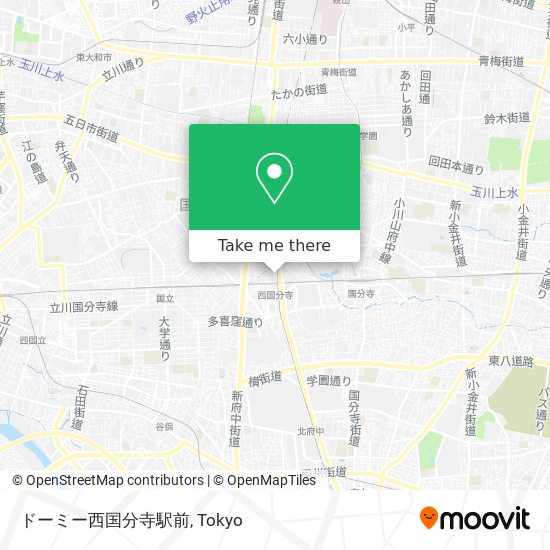 ドーミー西国分寺駅前 map