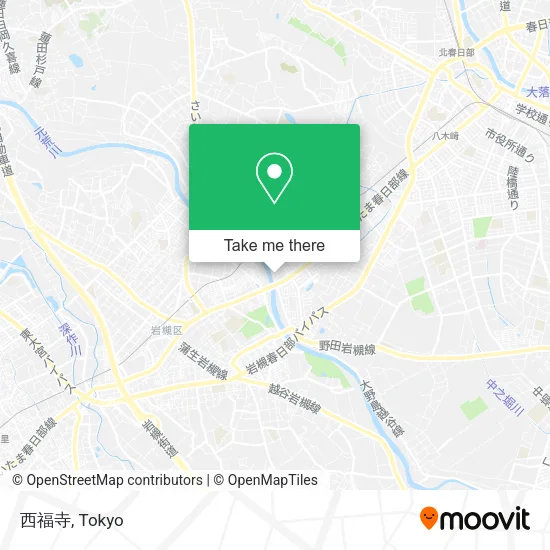 西福寺 map
