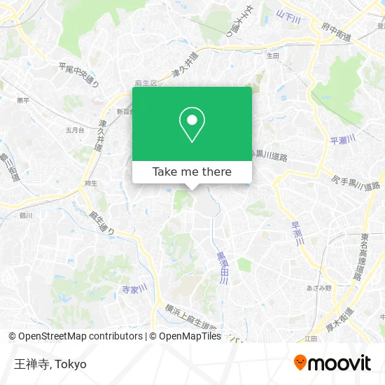 王禅寺 map