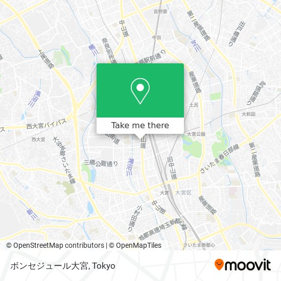 ボンセジュール大宮 map