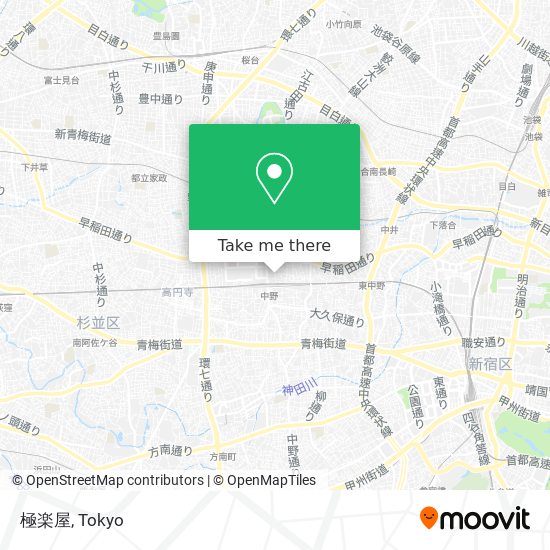 極楽屋 map
