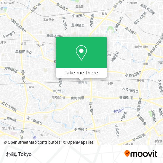 わ蔵 map