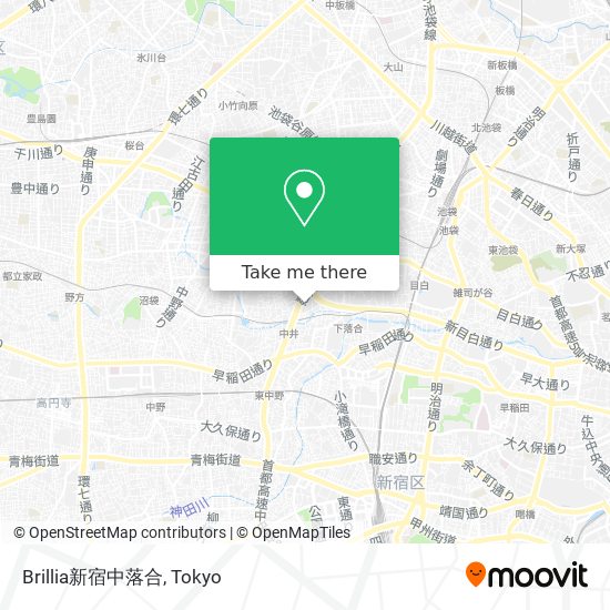 Brillia新宿中落合 map