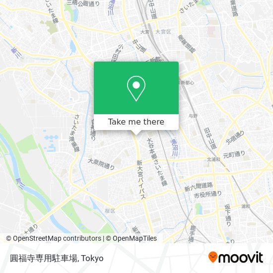 圓福寺専用駐車場 map