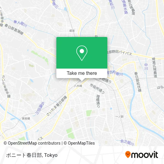ボニート春日部 map