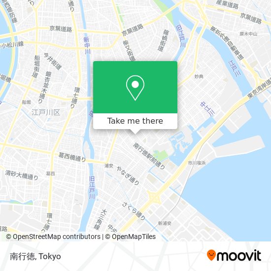 南行徳 map