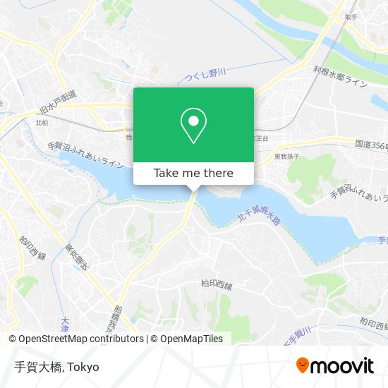 手賀大橋 map