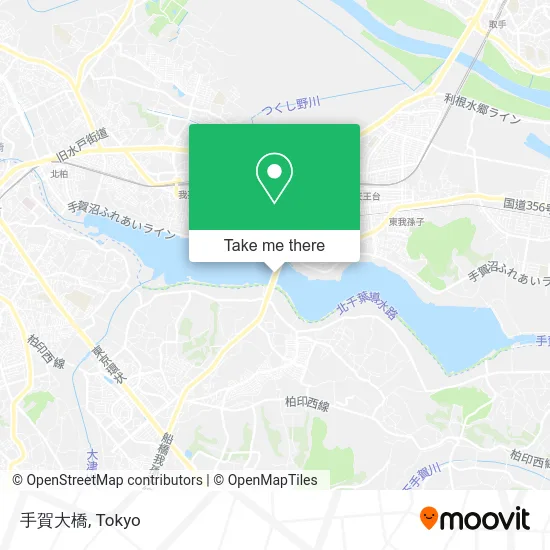手賀大橋 map