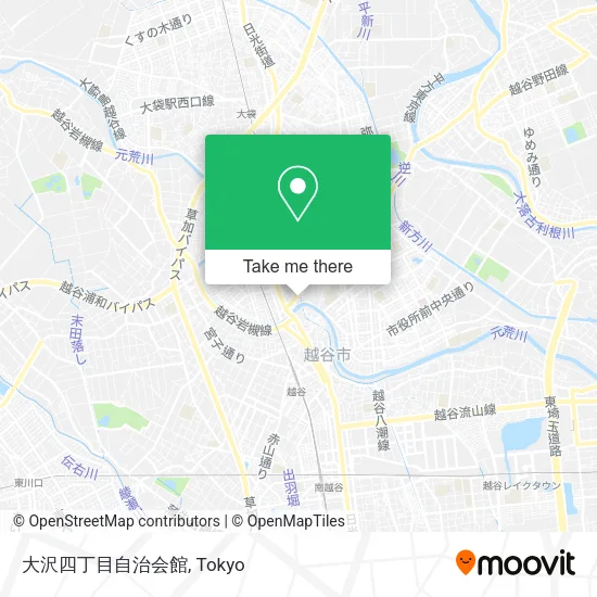 大沢四丁目自治会館 map