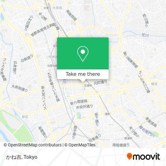 かね吉 map