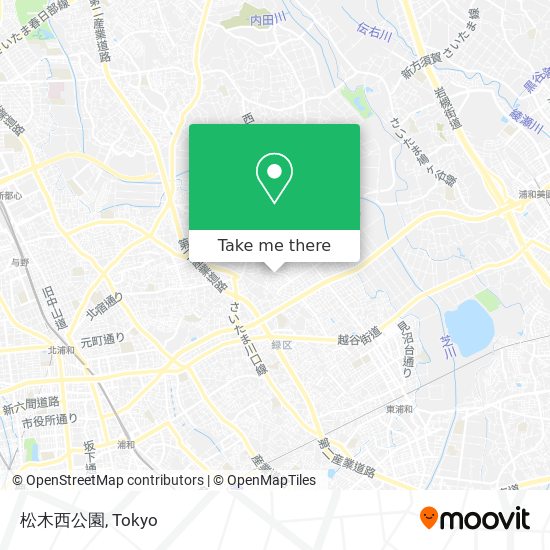 松木西公園 map