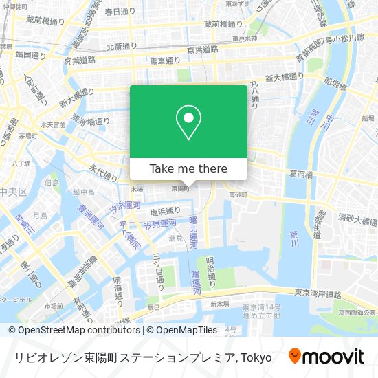 リビオレゾン東陽町ステーションプレミア map