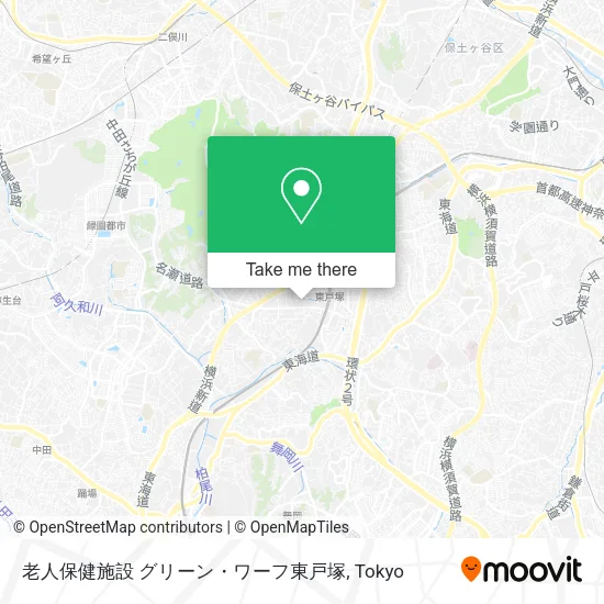 老人保健施設 グリーン・ワーフ東戸塚 map