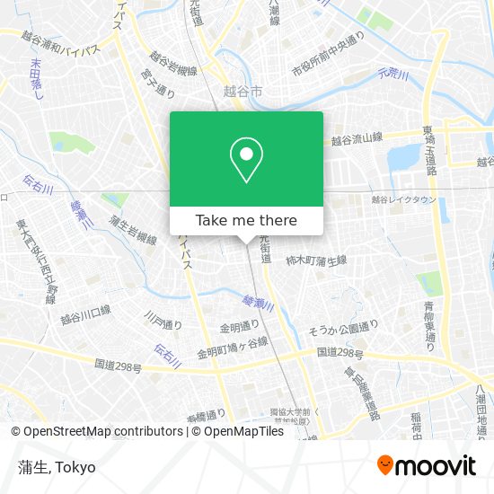蒲生 map