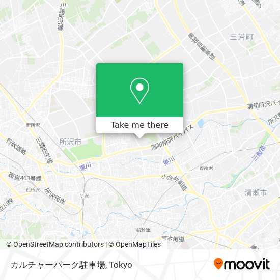 カルチャーパーク駐車場 map