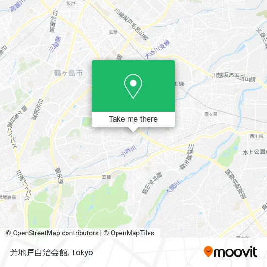芳地戸自治会館 map