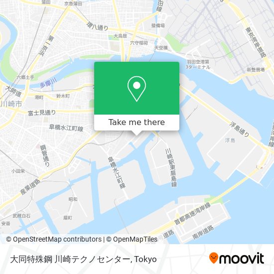 大同特殊鋼 川崎テクノセンター map