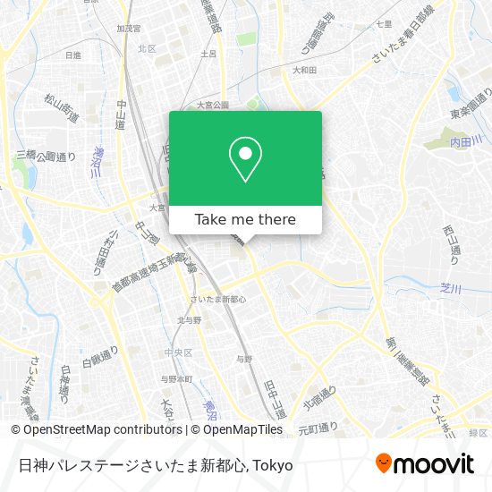 日神パレステージさいたま新都心 map