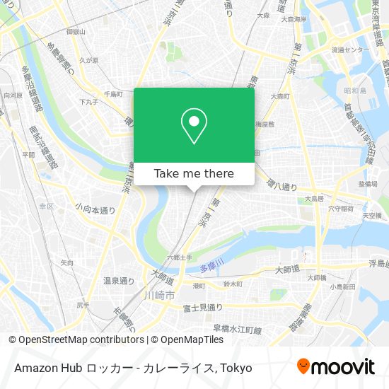 Amazon Hub ロッカー - カレーライス map