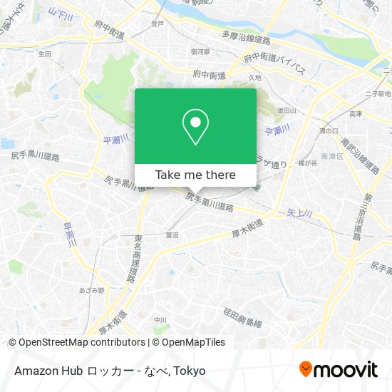 Amazon Hub ロッカー - なべ map
