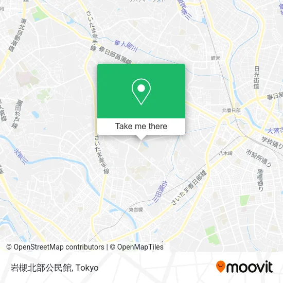 岩槻北部公民館 map