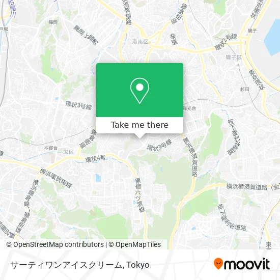 サーティワンアイスクリーム map