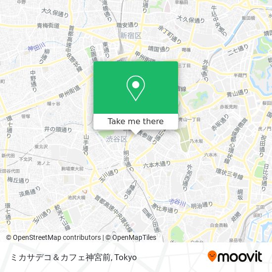 ミカサデコ＆カフェ神宮前 map