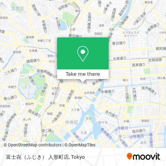 富士㐂（ふじき） 人形町店 map