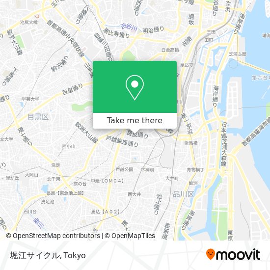 堀江サイクル map