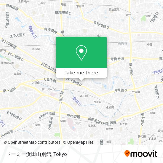 ドーミー浜田山別館 map