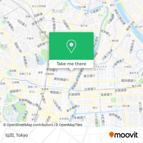 仙田 map