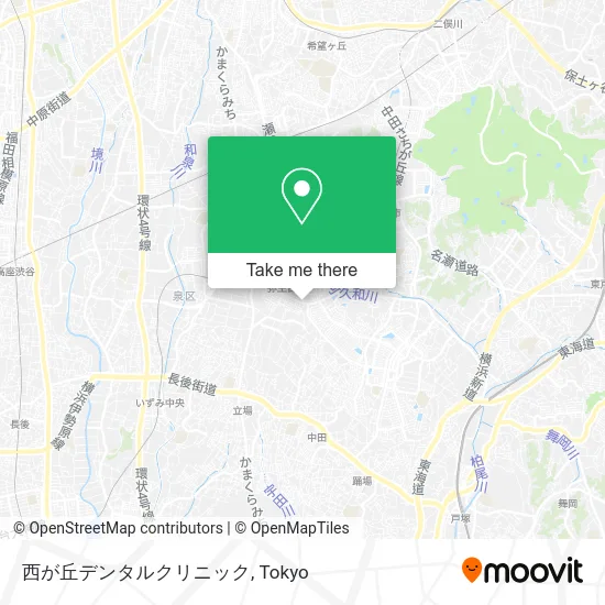 Nishi-ga-Oka Dental Clinic map