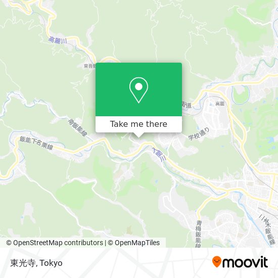 東光寺 map